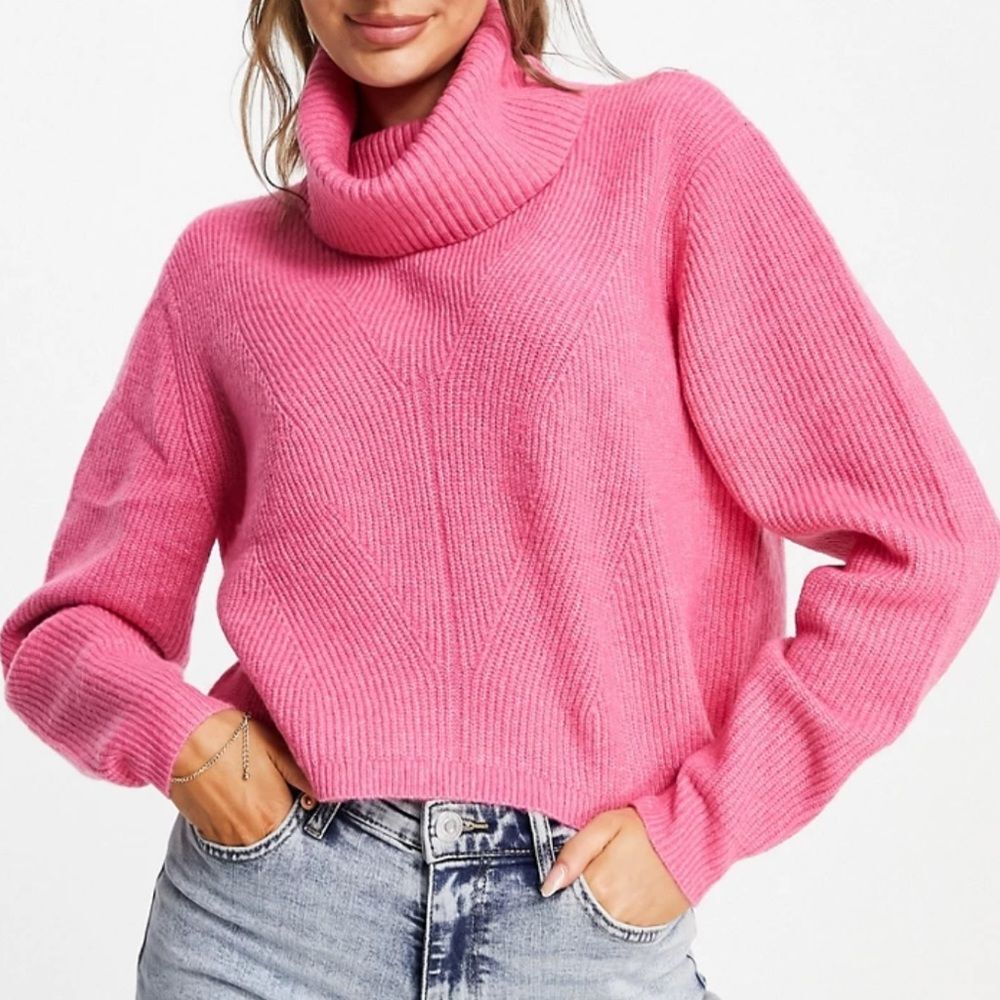 Miss selfridge cowl neck sweater XS guc